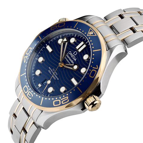 omega seamaster golden|omega seamaster 300 gold steel.